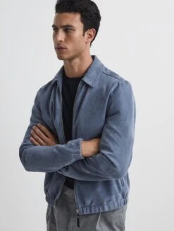 Reiss Navy Bless Crew Neck T-Shirt -Style Trend Shop D50 926s6