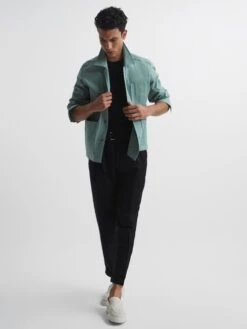 Reiss Black Bless Crew Neck T-Shirt -Style Trend Shop D50 927s8