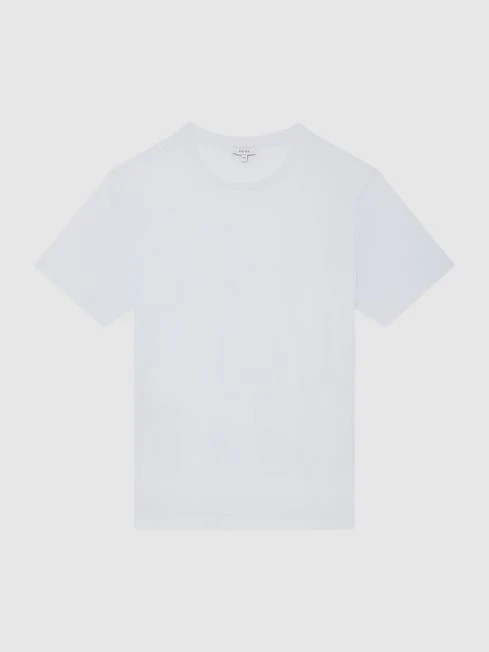 Reiss White Bless Crew Neck T-Shirt 4 Reiss White Bless Crew Neck T-Shirt - Image 2