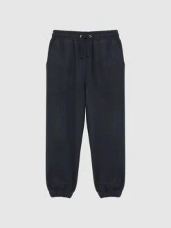 Reiss Navy Bear Senior Micro Fleece Joggers -Style Trend Shop D50 955s2