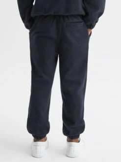 Reiss Navy Bear Senior Micro Fleece Joggers -Style Trend Shop D50 955s5