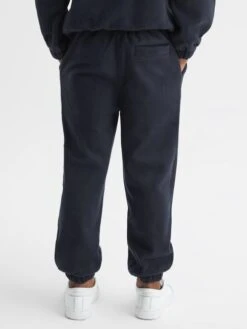 Reiss Navy Bear Junior Micro Fleece Joggers -Style Trend Shop D50 956s5