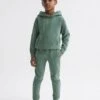 Reiss Fern Green Ali Senior Garment Dye Jersey Joggers