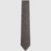 Reiss Indigo Melange Lecce Silk Medallion Print Tie 1 Reiss Indigo Melange Lecce Silk Medallion Print Tie -Style Trend Shop D50 984s