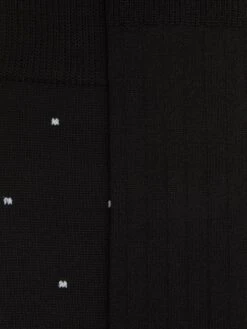 Reiss Black Graham 2 Pack Of Socks -Style Trend Shop D50 994s3