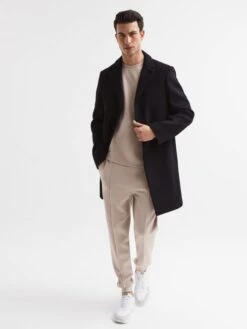 Reiss Oatmeal Bradley Regular Fit Crew Neck T-shirt -Style Trend Shop D50921s6