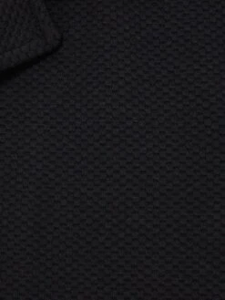 Reiss Navy Koen Junior Short Sleeve Cuban Collar Shirt -Style Trend Shop D55 750s6