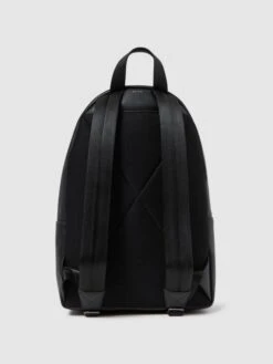 Reiss Black Drew Leather Zipped Backpack -Style Trend Shop D55827s5