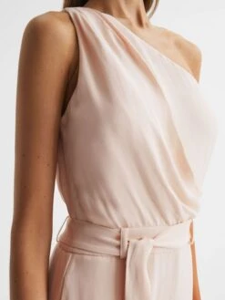 Reiss Nude Eliza Off-The-Shoulder Jumpsuit -Style Trend Shop D56 076s4