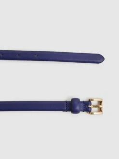 Reiss Purple Molly Mini Leather Waist Belt -Style Trend Shop D57 977s3