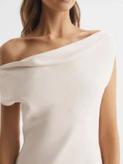 Reiss Ivory Loretta Off-The-Shoulder Maxi Dress 11 Reiss Ivory Loretta Off-The-Shoulder Maxi Dress -Style Trend Shop D57 997s4