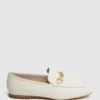 Reiss Off White Evan Chain Detail Loafers -Style Trend Shop D58 010s