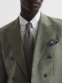 Reiss Sage Riva Slim Fit Double Breasted Wool-Linen Blazer 17 Reiss Sage Riva Slim Fit Double Breasted Wool-Linen Blazer -Style Trend Shop D60431s7