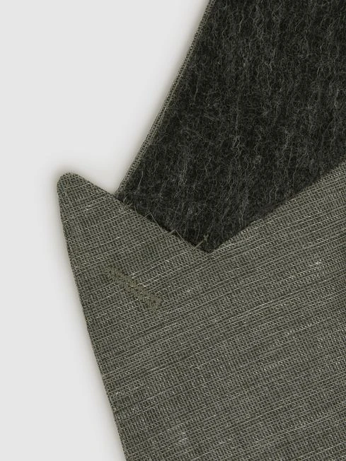 Reiss Sage Riva Slim Fit Double Breasted Wool-Linen Blazer 11 Reiss Sage Riva Slim Fit Double Breasted Wool-Linen Blazer - Image 9