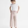 Reiss Soft Pink Cleo Senior Linen Drawstring Trousers -Style Trend Shop D62 082s