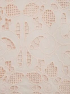 Reiss Pink Nella Senior Long Sleeve Lace Cropped Top -Style Trend Shop D68 959s7