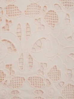 Reiss Pink Nella Junior Long Sleeve Lace Cropped Top -Style Trend Shop D68 960s7