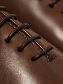 Reiss Tan Bay Leather Whole Cut Shoes -Style Trend Shop D68186s4