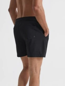 Reiss Black Sun Side Adjuster Swim Shorts -Style Trend Shop D69022s5