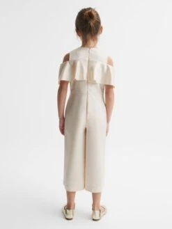 Reiss Ivory Henny Senior Off-The-Shoulder Jumpsuit -Style Trend Shop D70 155s5