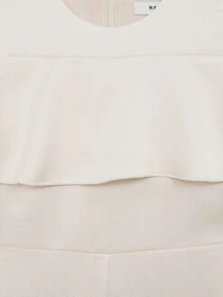 Reiss Ivory Henny Senior Off-The-Shoulder Jumpsuit -Style Trend Shop D70 155s6