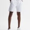 Reiss Grey Melange Robin Textured Drawstring Shorts 2 Reiss Grey Melange Robin Textured Drawstring Shorts -Style Trend Shop D70 194s