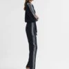 Reiss Navy Selma Long Sleeve Jumpsuit -Style Trend Shop D72 436s