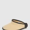 Reiss Natural Ella Paper Straw Visor -Style Trend Shop D74 469s