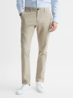 Reiss Stone Pitch Slim Fit Washed Chinos -Style Trend Shop D74 487s3