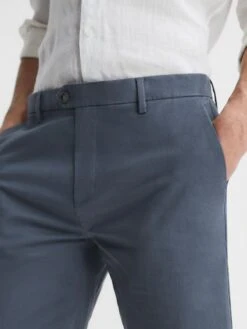 Reiss Airforce Blue Wicket Modern Fit Chino Shorts -Style Trend Shop D76 848s4