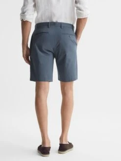 Reiss Airforce Blue Wicket Modern Fit Chino Shorts -Style Trend Shop D76 848s5