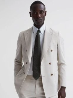 Reiss Dark Green Liam Polka Dot Tie -Style Trend Shop D79 031s2