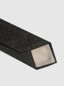 Reiss Dark Green Liam Polka Dot Tie -Style Trend Shop D79 031s4