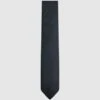 Reiss Navy Ceremony Textured Silk Tie -Style Trend Shop D79 038s