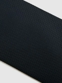 Reiss Navy Ceremony Textured Silk Tie -Style Trend Shop D79 038s5