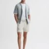Reiss Stone Newmark Textured Drawstring Shorts -Style Trend Shop D90 439s