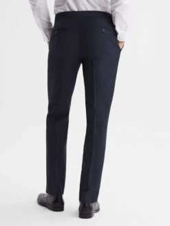 Reiss Navy Hope Modern Fit Travel Trousers -Style Trend Shop D90 441s5