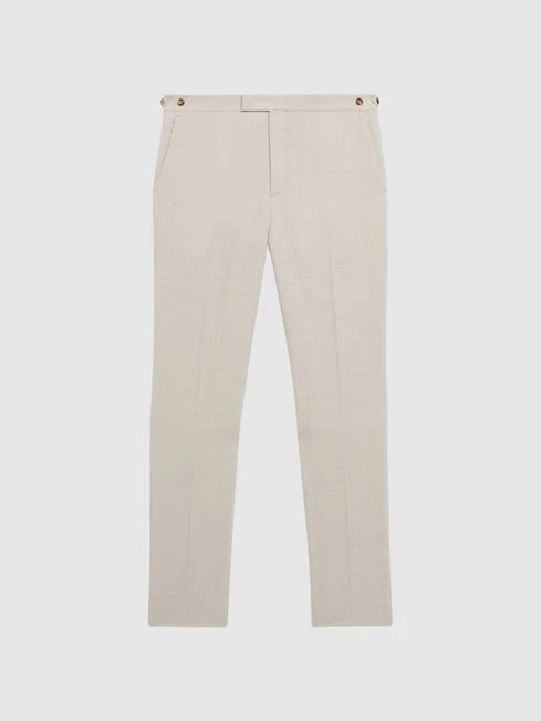 Reiss Stone Belmont Slim Fit Side Adjuster Trousers 4 Reiss Stone Belmont Slim Fit Side Adjuster Trousers - Image 2