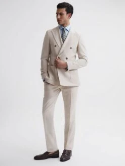 Reiss Stone Belmont Slim Fit Side Adjuster Trousers 9 Reiss Stone Belmont Slim Fit Side Adjuster Trousers -Style Trend Shop D90 443s3