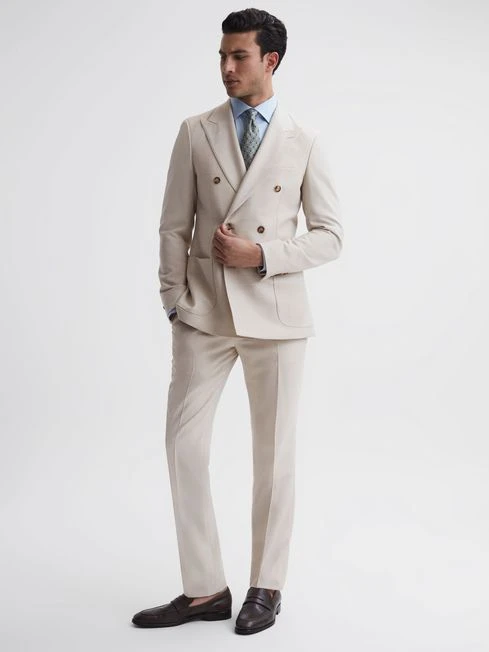 Reiss Stone Belmont Slim Fit Side Adjuster Trousers 5 Reiss Stone Belmont Slim Fit Side Adjuster Trousers - Image 3