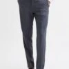 Reiss Airforce Blue Kin Slim Fit Linen Trousers -Style Trend Shop D97 859s