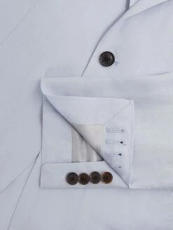 Reiss Soft Blue Kin Slim Fit Single Breasted Linen Blazer 14 Reiss Soft Blue Kin Slim Fit Single Breasted Linen Blazer -Style Trend Shop D97 868s6