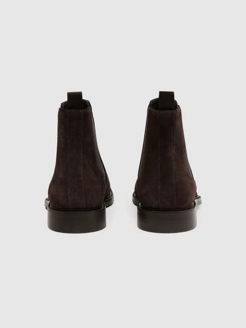Reiss Chocolate Tenor Leather Chelsea Boots 5 Reiss Chocolate Tenor Leather Chelsea Boots - Image 4