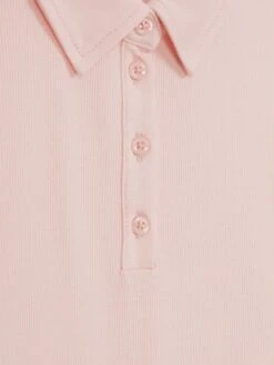 Reiss Pink Eva Junior Cropped Polo Shirt -Style Trend Shop D98 873s6