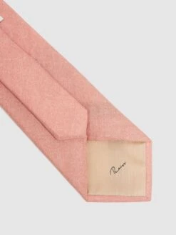 Reiss Rose Melange Saturn Wool-Silk Blend Tie -Style Trend Shop M68219s4