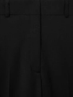 Reiss Black Haisley Petite Slim Leg Tapered Trousers -Style Trend Shop M82765s6