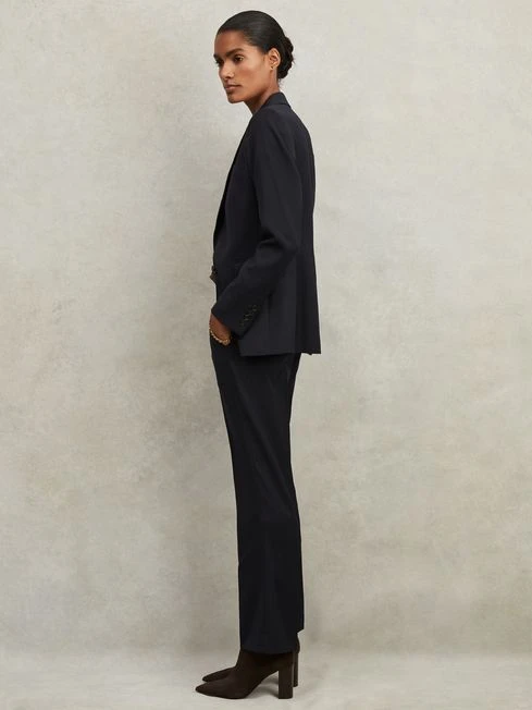 Reiss Navy Haisley Single Breasted Blazer 5 Reiss Navy Haisley Single Breasted Blazer - Image 3