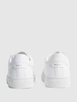 Reiss White Ashley Leather Trainers -Style Trend Shop M89 602s5