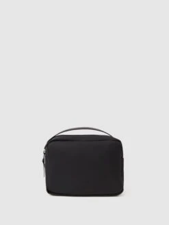 Reiss Black Rains Box Bag