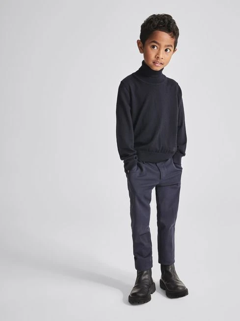 Reiss Navy Eastbury Junior Slim Leg Chinos 3 Reiss Navy Eastbury Junior Slim Leg Chinos